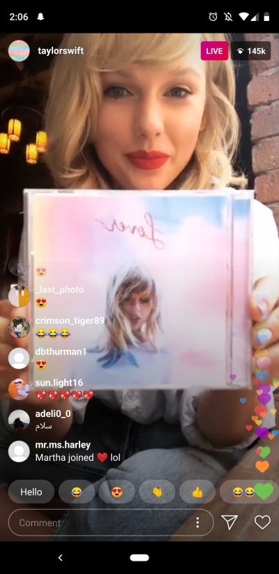 Taylor Swift Reveals New Lover Album Cover