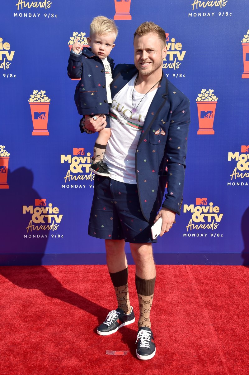 Spencer Pratt and His Son at the MTV Movie & TV Awards Red Carpet