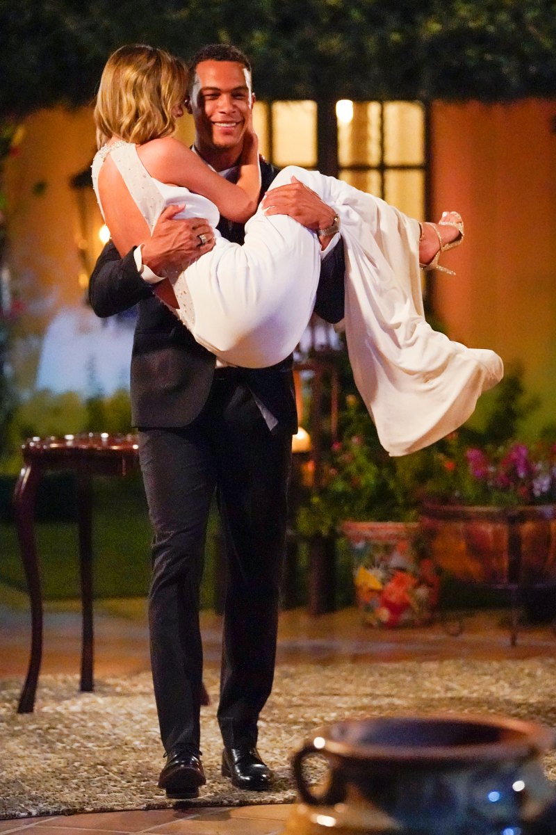 Clare Crawley and Dale Moss Proposal Randi Rahm White Gown