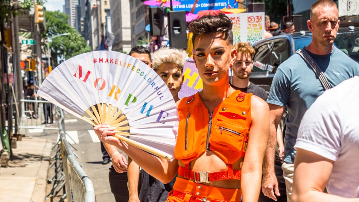 James Charles Orange Jumpsuit Morphe Fan Bootleg Merch