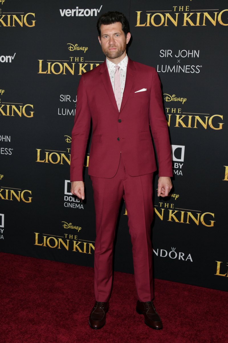 Billy Eichner Red Suit Lion King Premiere