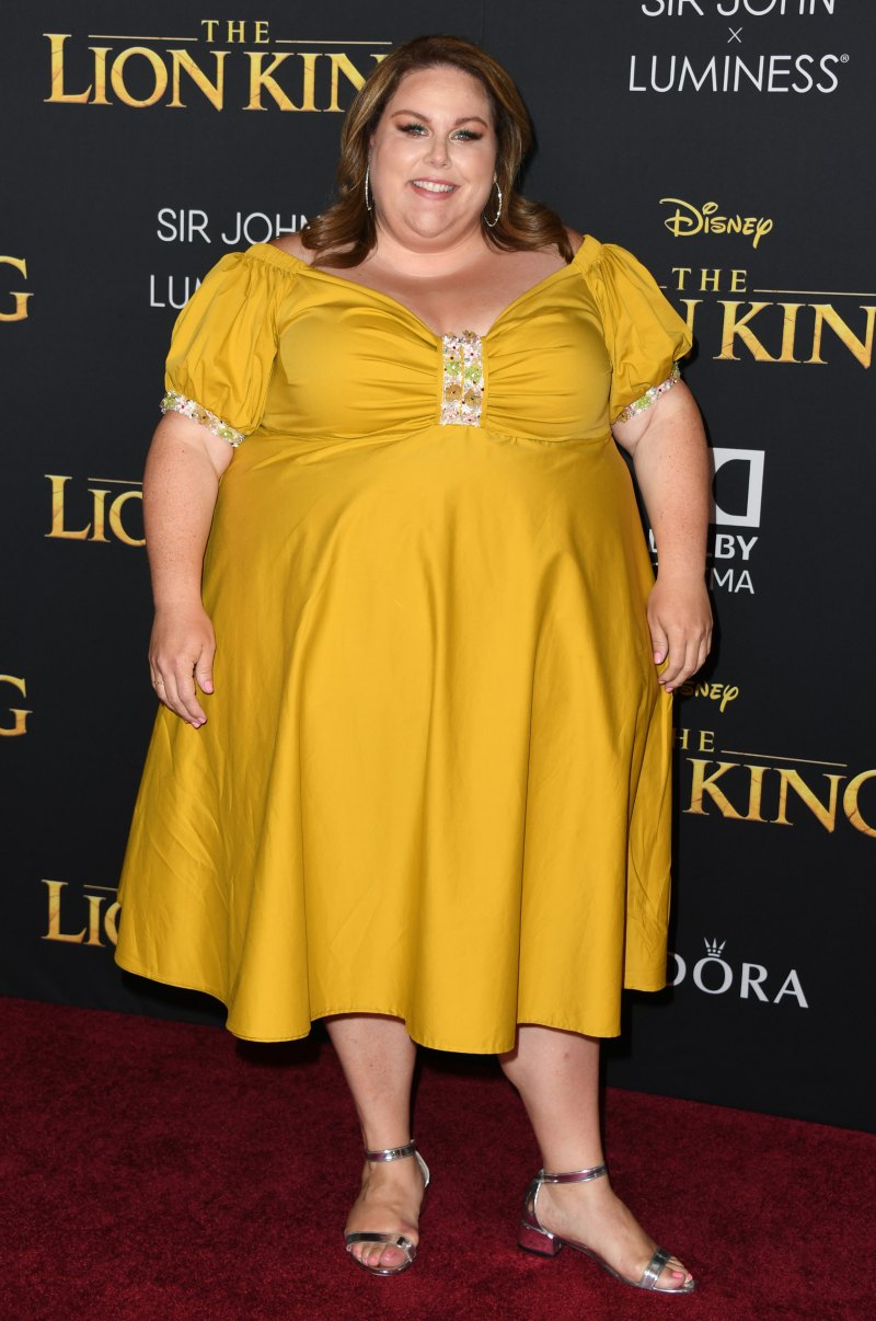 Chrissy Metz Yellow Dress Lion King Premiere
