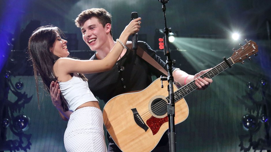 Camila Cabello and Shawn Mendes Hug on Stage Hugging