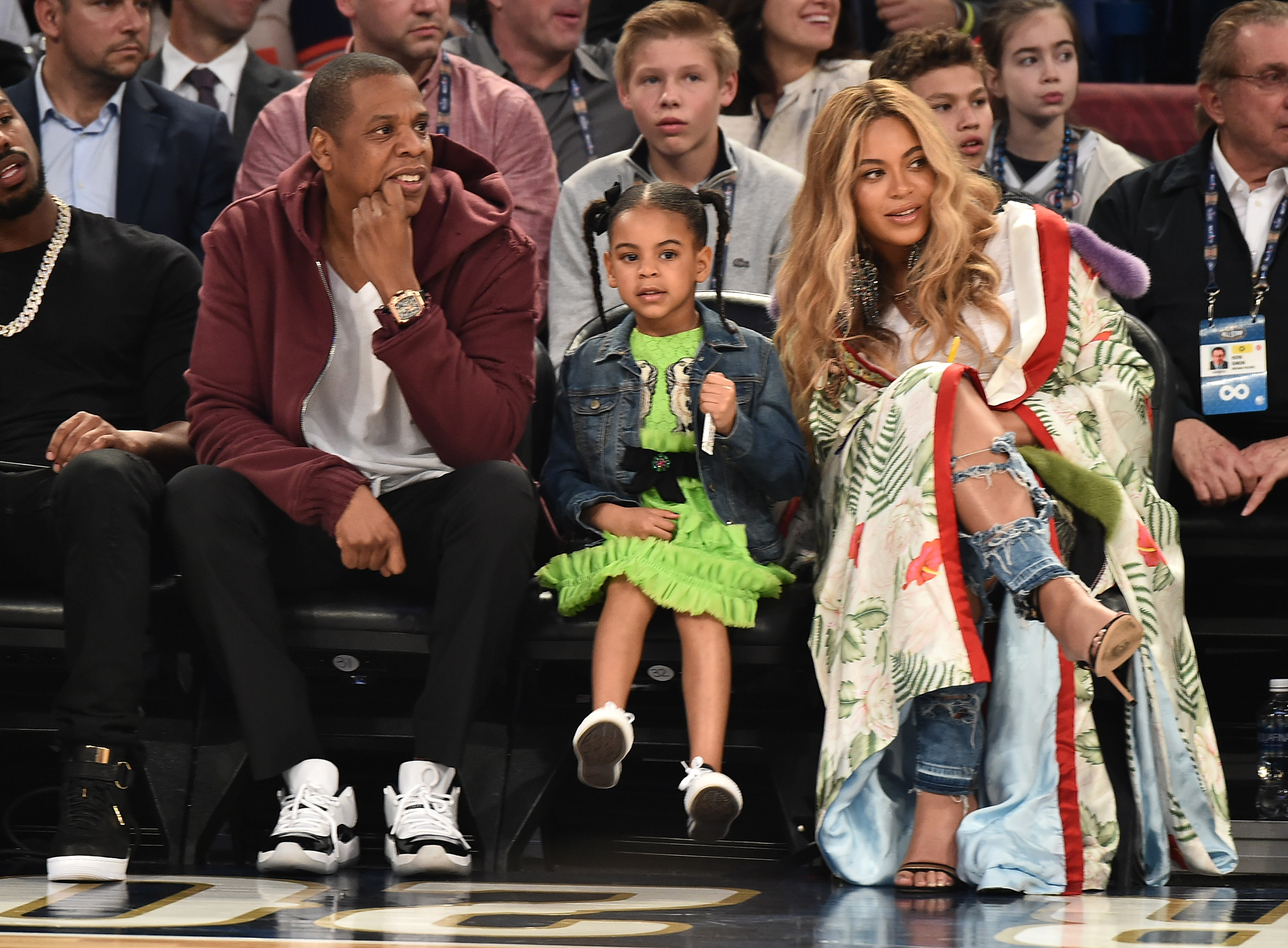 Beyonce and Jay Z With Blue Ivy