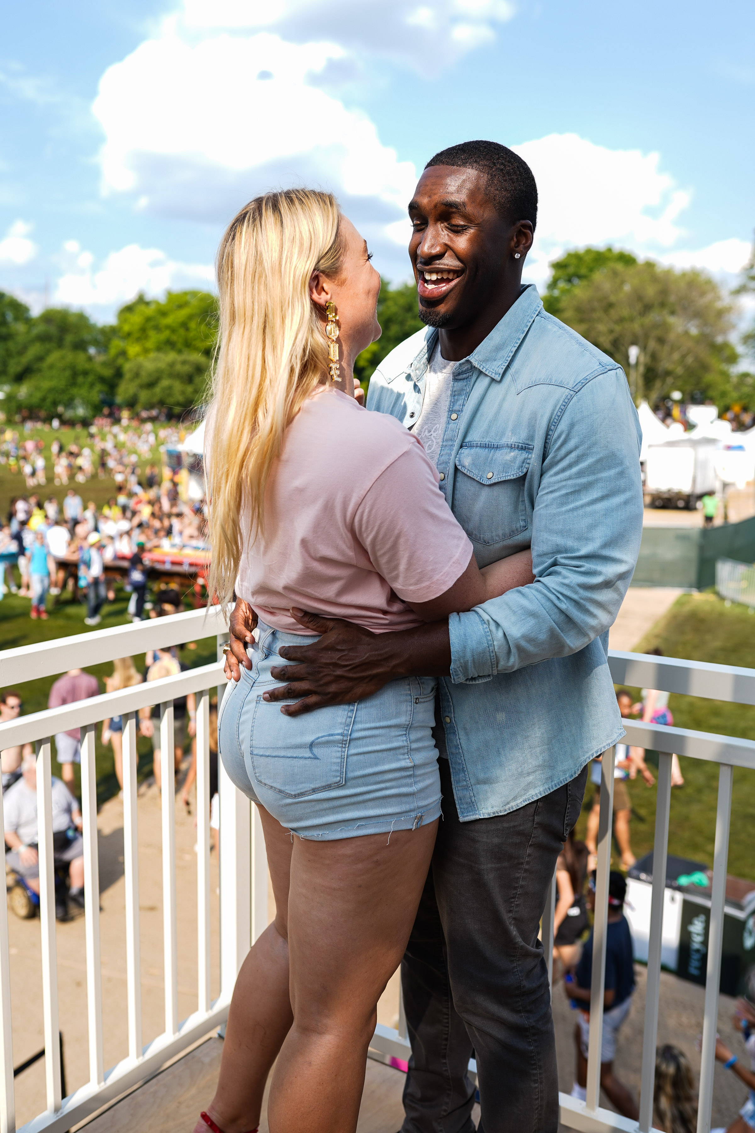 Iskra Lawrence and Philip Payne