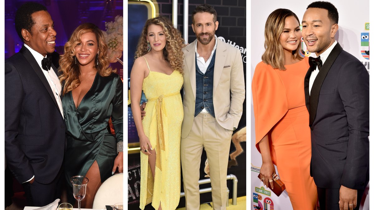 Jay Z Beyonce Blake Lively Ryan Reynolds Chrissy and John Legend celebrity parents
