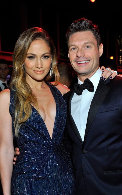 Jennifer Lopez and Ryan Seacrest