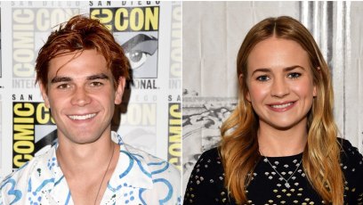 KJ Apa and Britt Robertson