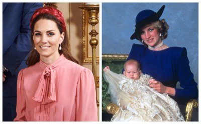 Kate Middleton Princess Diana Collingwood Pearl earrings archie christening