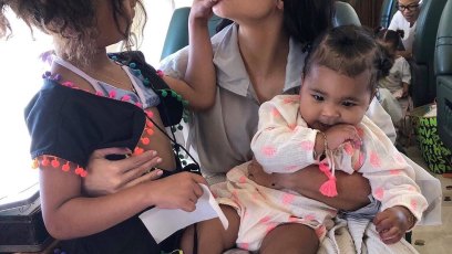 North West, Kim Kardashian, True Thompson