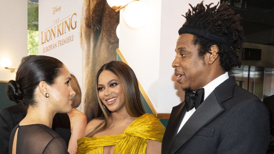 Meghan Markle, Beyonce and Jay-Z at 'The Lion King' Premiere