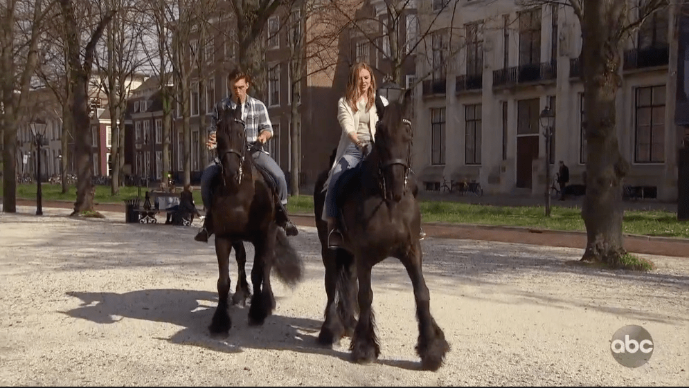 Hannah Brown Riding Horses on The Bachelorette