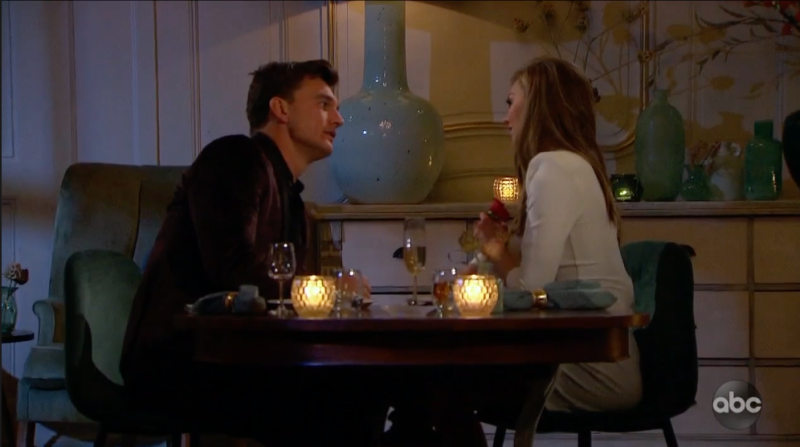 Hannah and Tyler on The Bachelorette