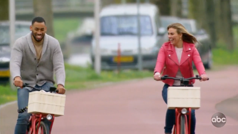 Hannah Brown Bike Riding With Mike