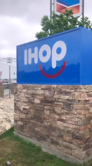 Penelope Disick birthday party at ihop