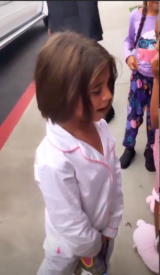 Penelope Disick birthday party at ihop