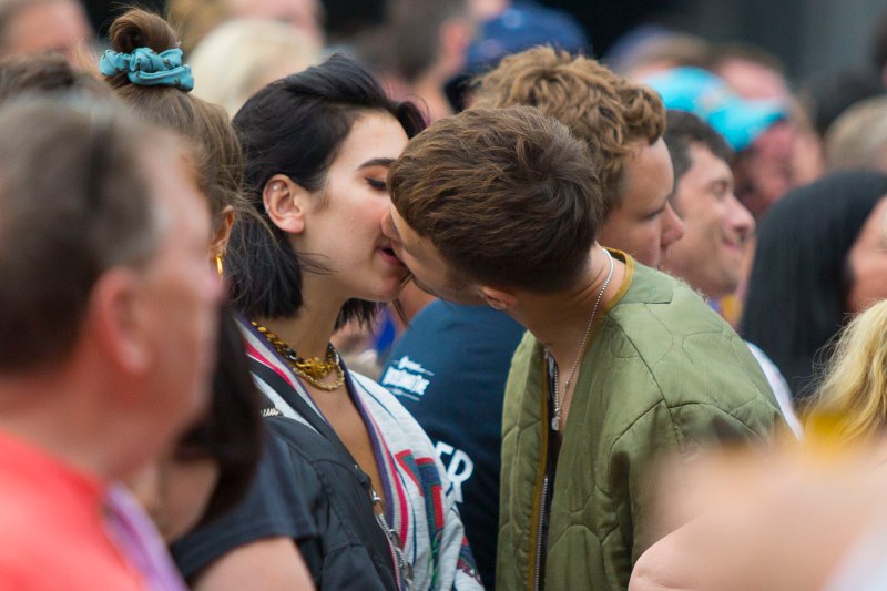 Dua Lipa and Anwar Hadid Kiss