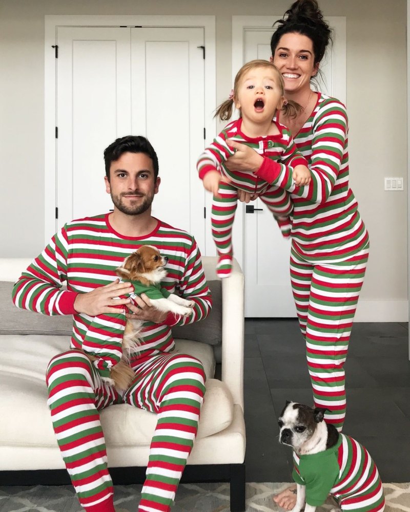 Jade Roper Tanner Tolbert Daughter Emerson Christmas Pajamas
