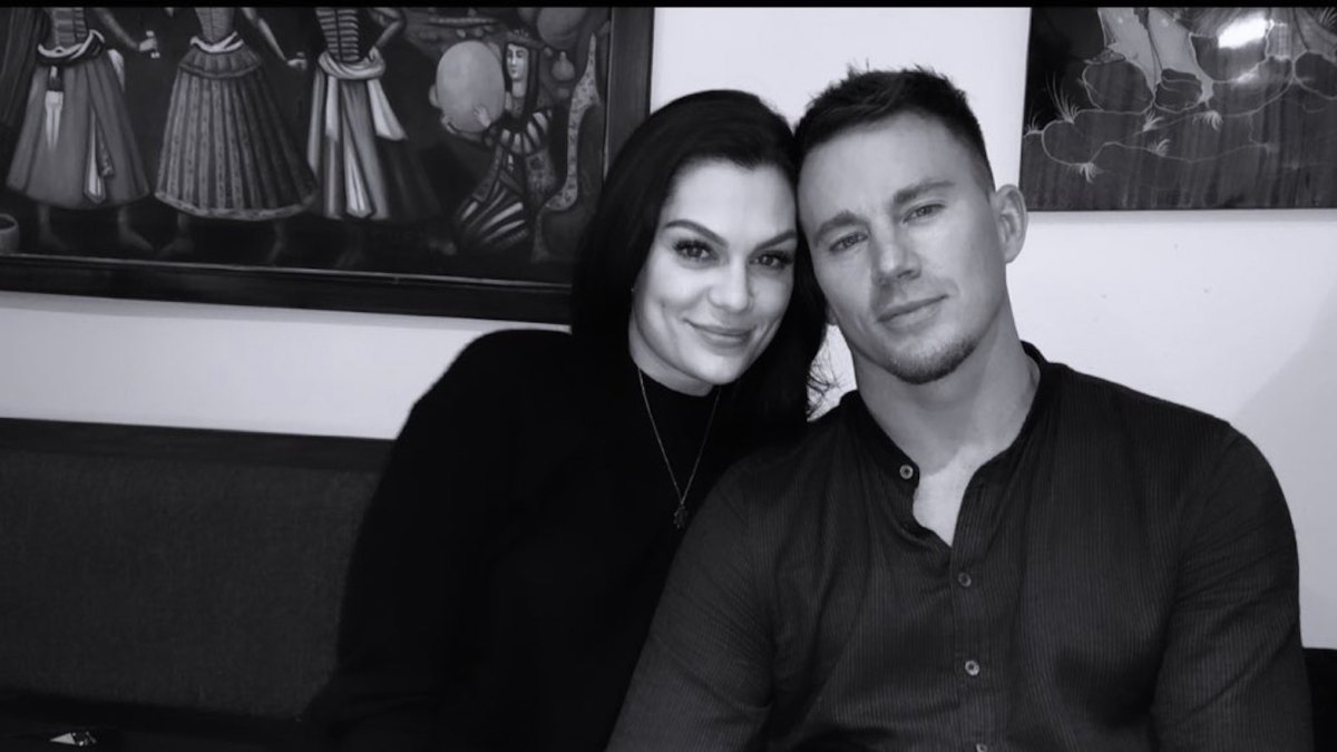 Channing and Jessie J Cuddling Up
