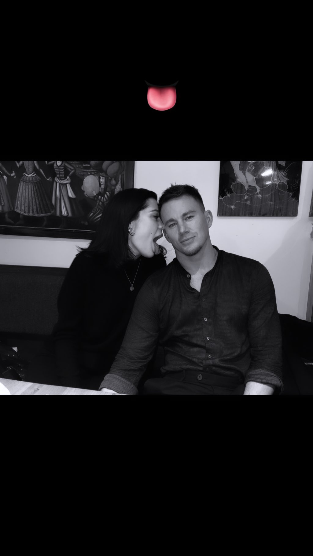 Jessie J With Channing Tatum Smiling