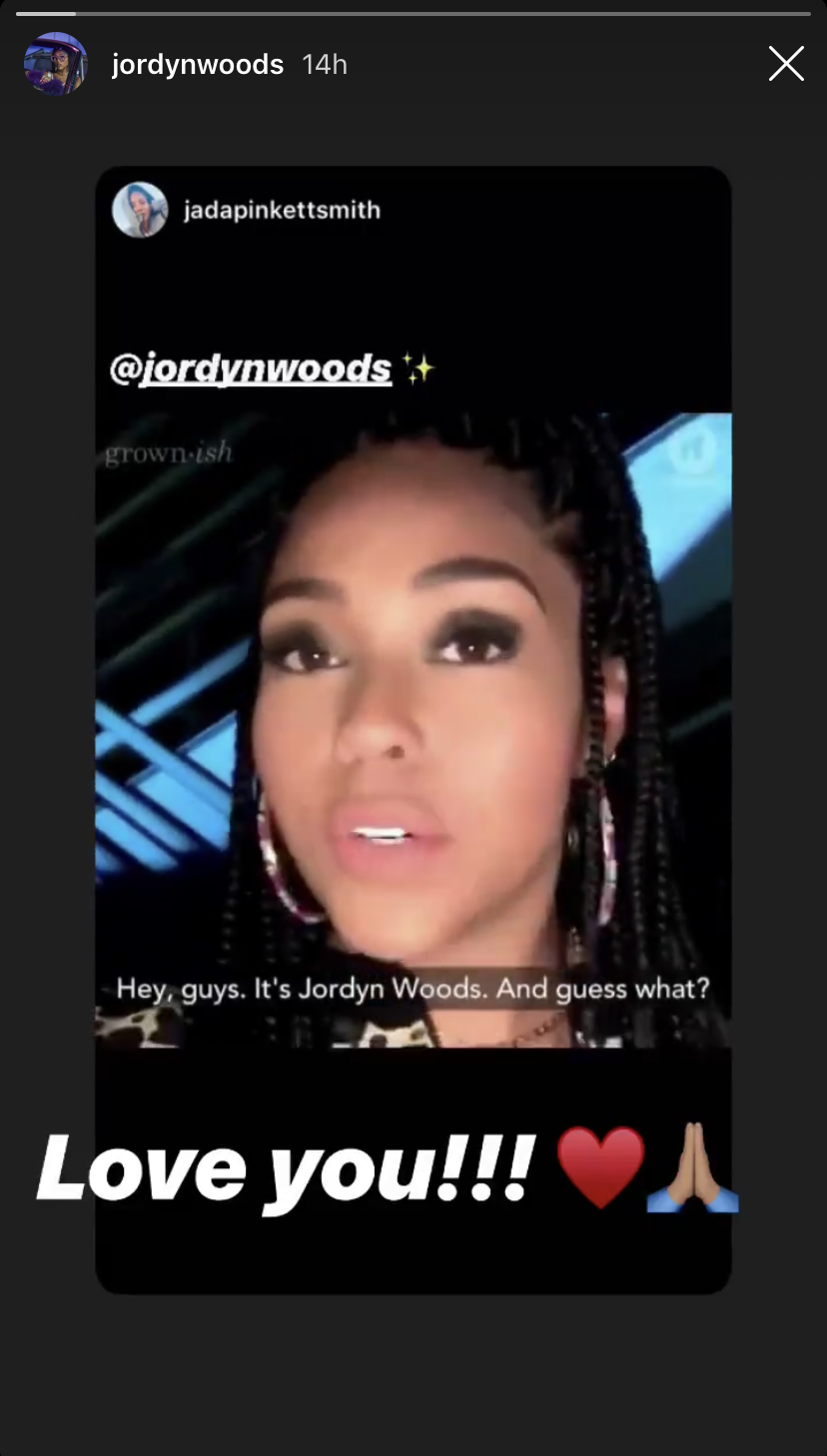 Jordyn Woods With Braids