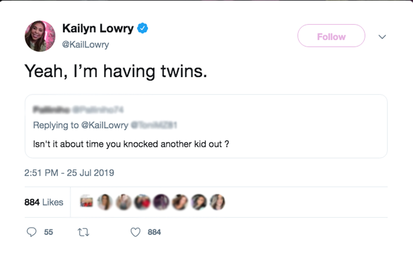 Kailyn Lowry Twitter Response