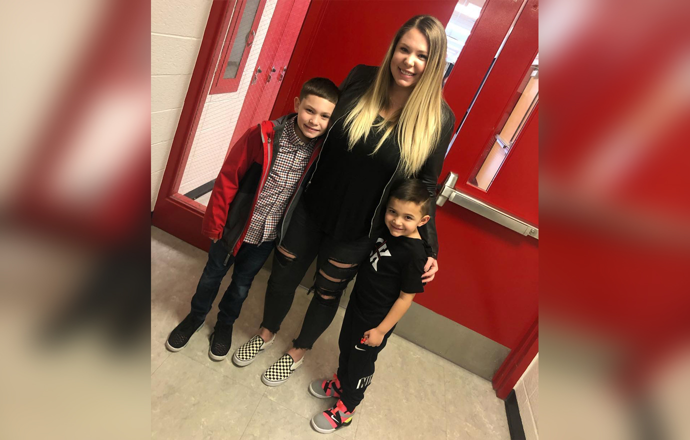 Kailyn Lowry with her children.