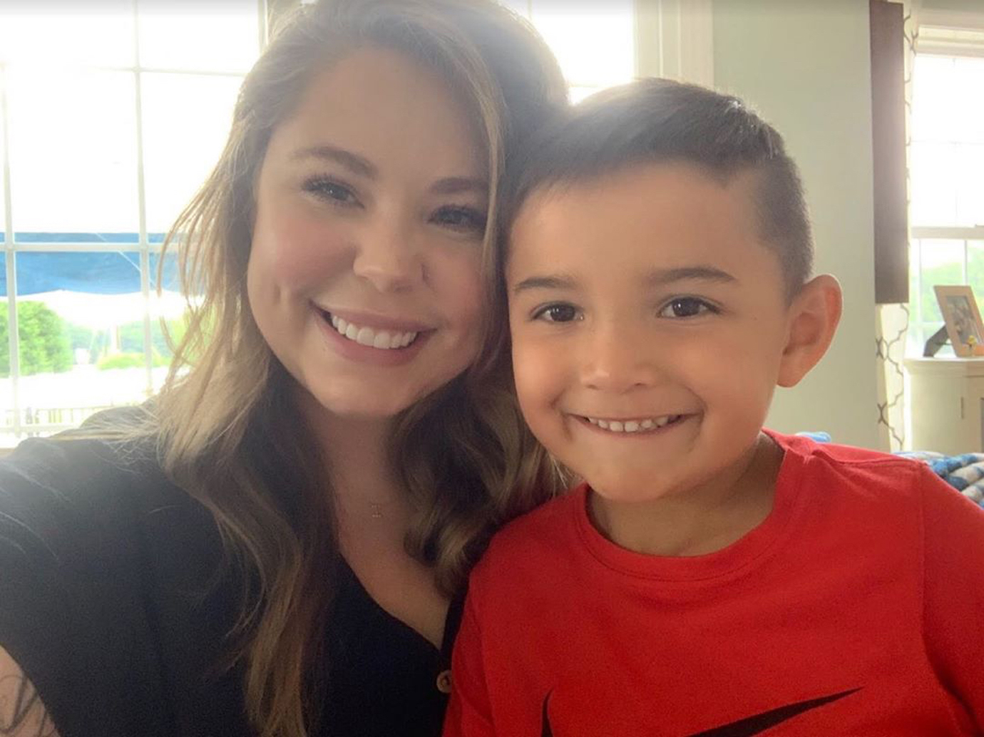 Kailyn Lowry with her children.