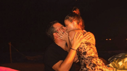 Lala Kent Kissing Fiance Randall Emmett Under Fireworks