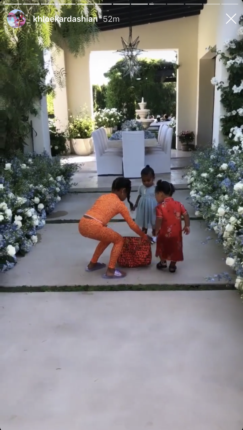 North West, True Thompson and Chicago West