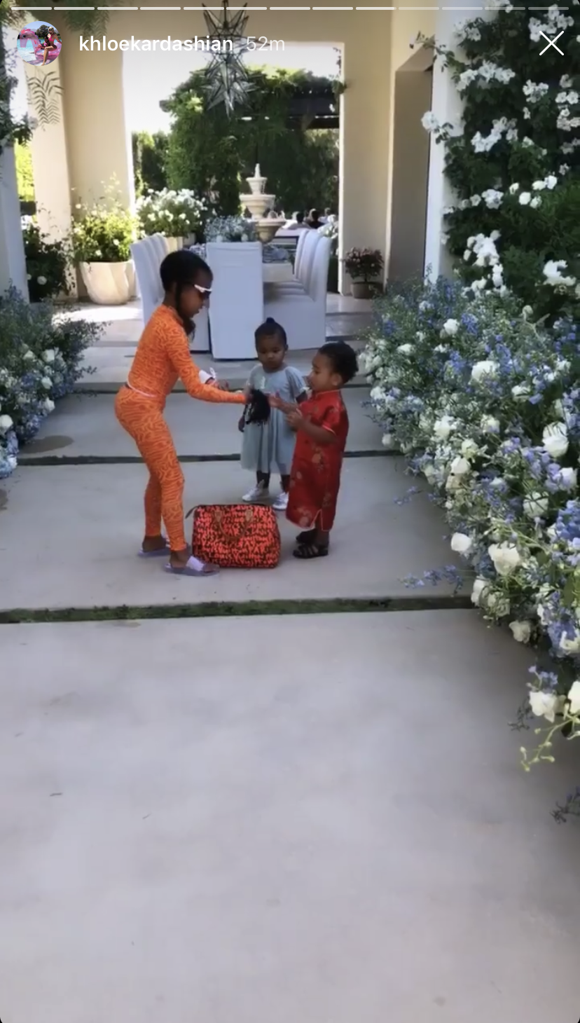 North West, True Thompson and Chicago West