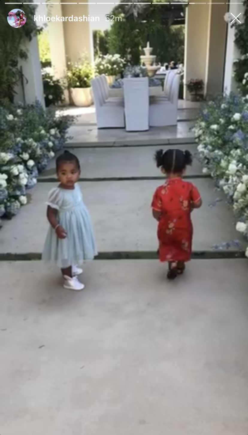 North West, True Thompson and Chicago West