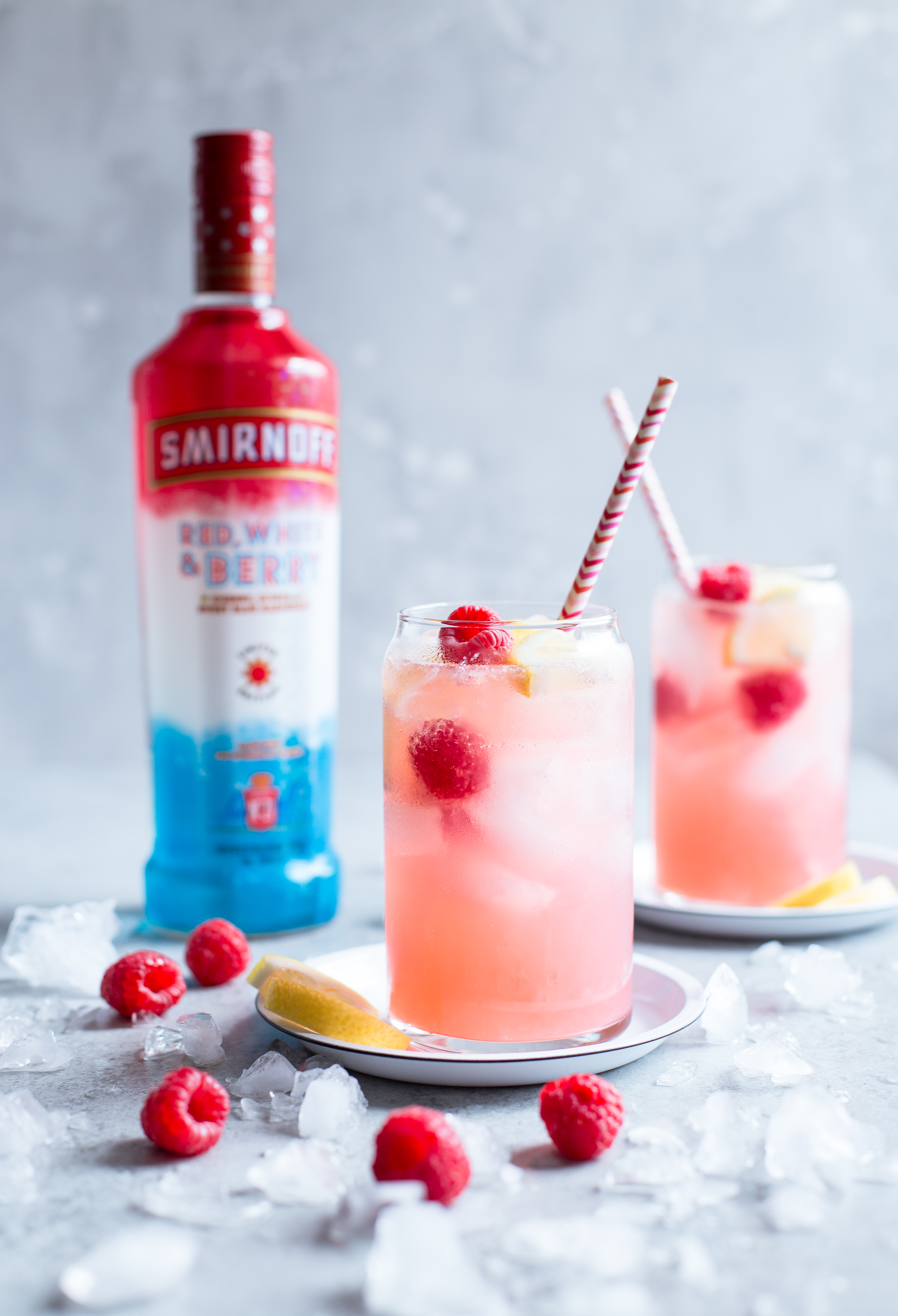 red white and berry drink