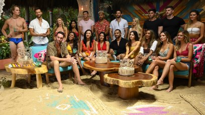 Bachelor in Paradise Rose Ceremony JOHN PAUL JONES, CHRIS BUKOWSKI, CAM AYALA, ANNALIESE PUCCINI, ONYEKA EHIE, KATIE MORTON, SYDNEY LOTUACO, BLAKE HORSTMANN, BIBIANA JULIAN, WILLS REID, CLAY HARBOR, DEREK PETH, JANE AVERBUKH, DEMI BURNETT, TAYSHIA ADAMS, DYLAN BARBOUR, NICOLE LOPEZ-ALVAR, KEVIN FORTENBERRY, HANNAH GODWIN, CAELYNN MILLER-KEYES First Elimination