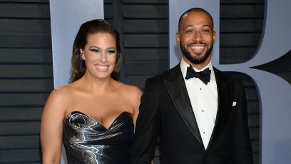 Ashley Graham and Justin Ervin Vanity Fair Oscars Afterparty