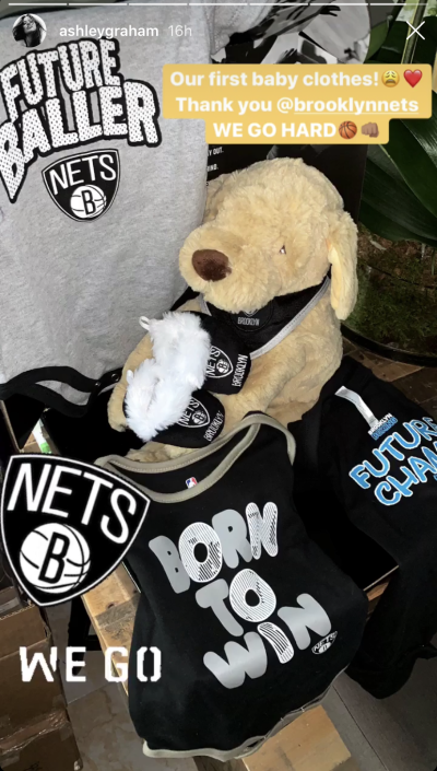 Ashley Graham's Baby's First Clothes from the NY Nets