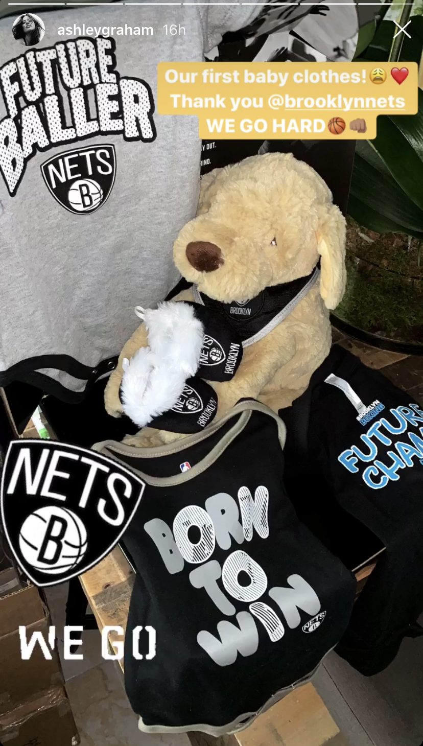 Ashley Graham's Baby's First Clothes from the NY Nets