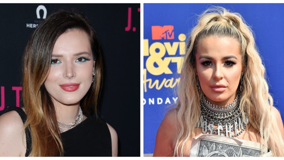 Bella Thorne and Tana Mongeau Friends Again YouTuber Says She Is Back in the Group Text Chat