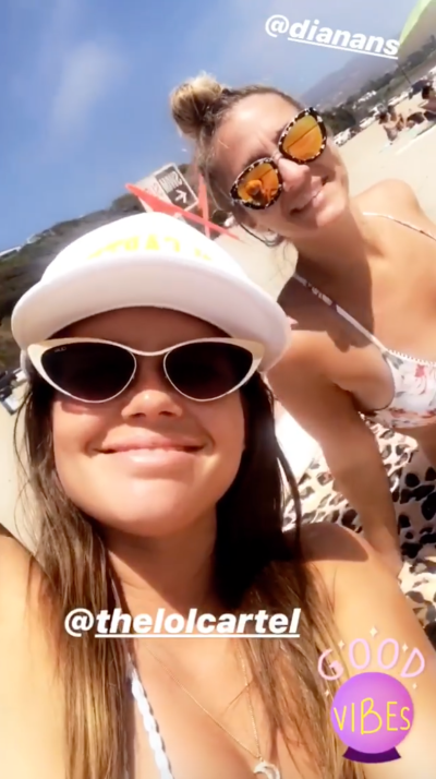 Chanel West Coast Cousin Diana At The Beach In Bikinis