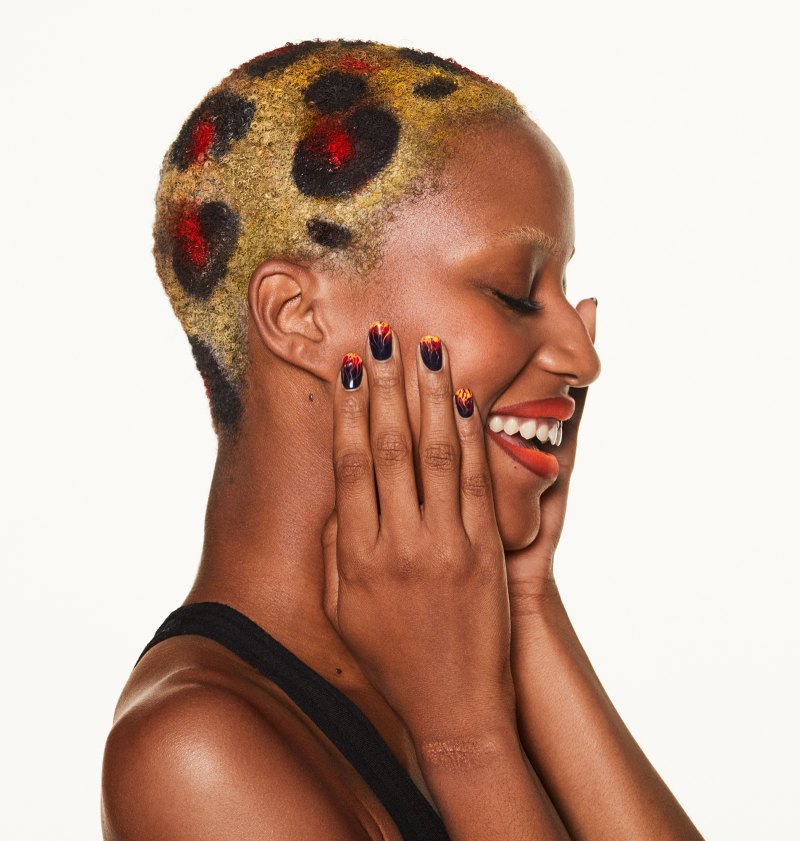 Cheetos House of Flamin Haute Fire Nails