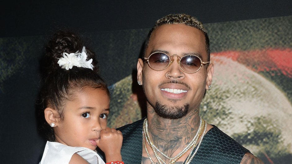 Chris Brown Carrying His Daughter Royalty brown