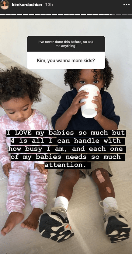 Kim Kardashian's Kids Chicago and Saint West