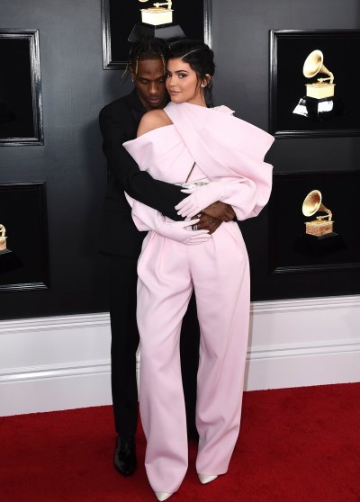 Kylie Jenner and Travis Scott at the 2019 Grammy Awards