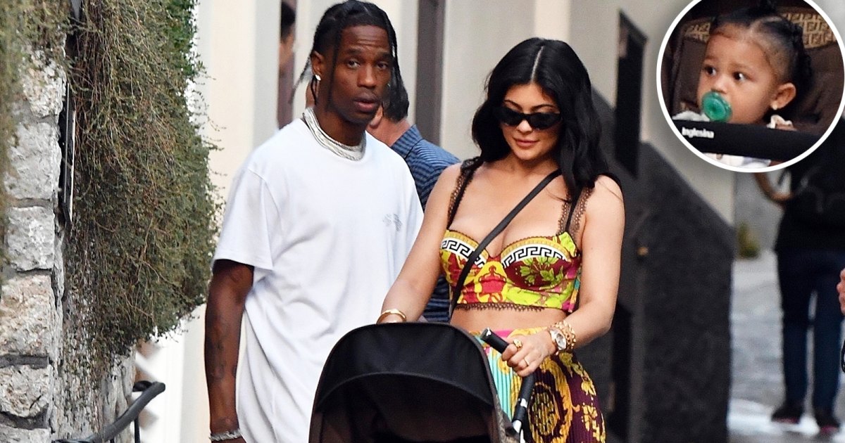 Jenner and Travis Scott Shop Daughter in Italy