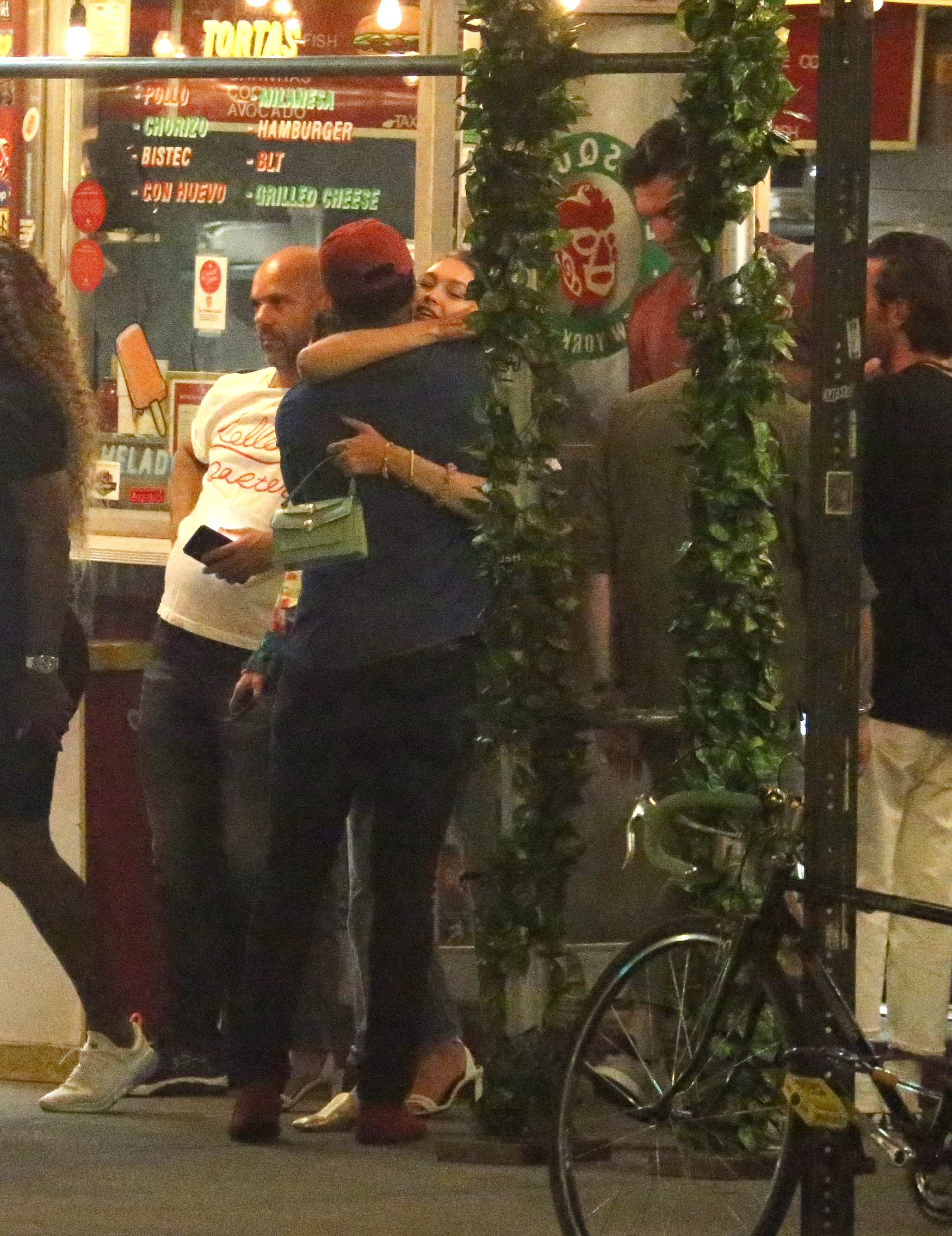 Gigi Hadid and Tyler Cameron Hug Friends in NYC