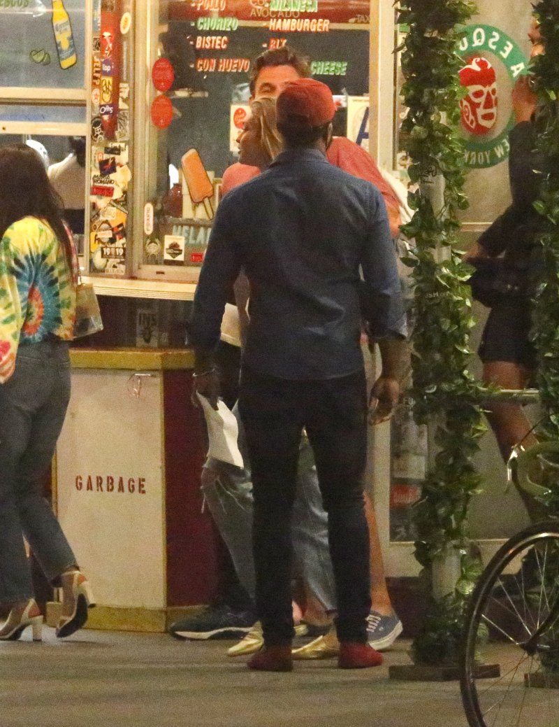 Gigi Hadid and Tyler Cameron seen leaving dinner in New York