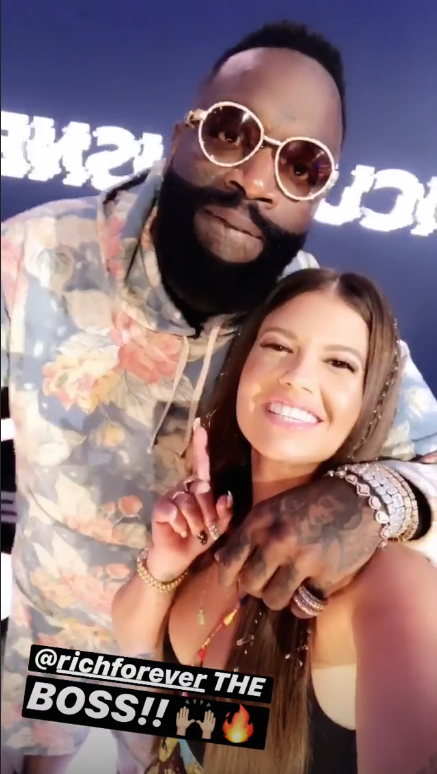 Rick Ross and Chanel West Coast