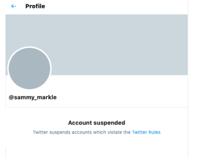 Samantha Markle Twitter Account Suspended