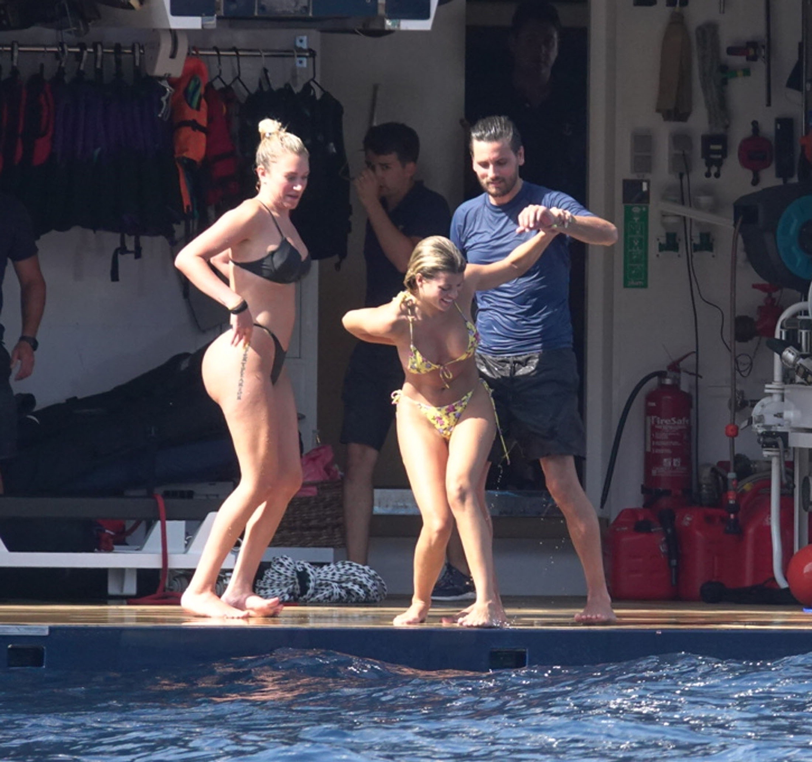 Scott Disick Sofia Richie Capri