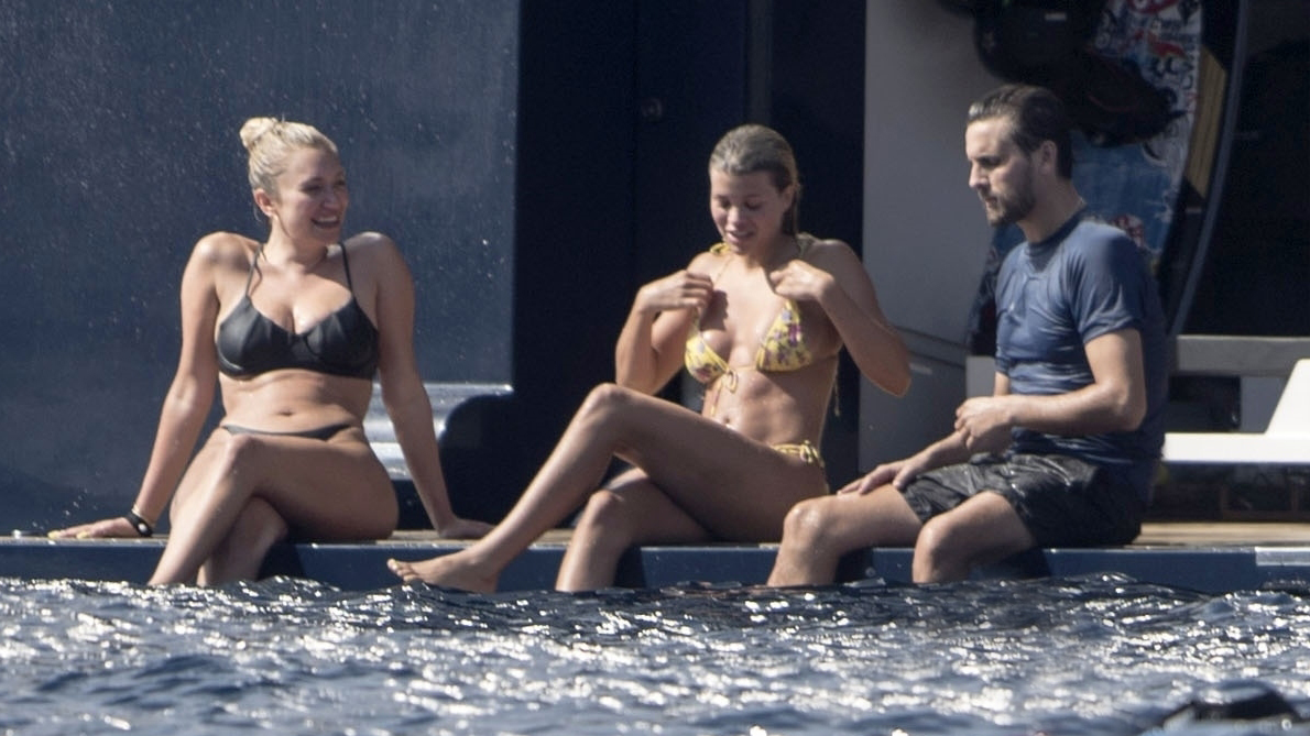 Scott Disick Sofia Richie Capri